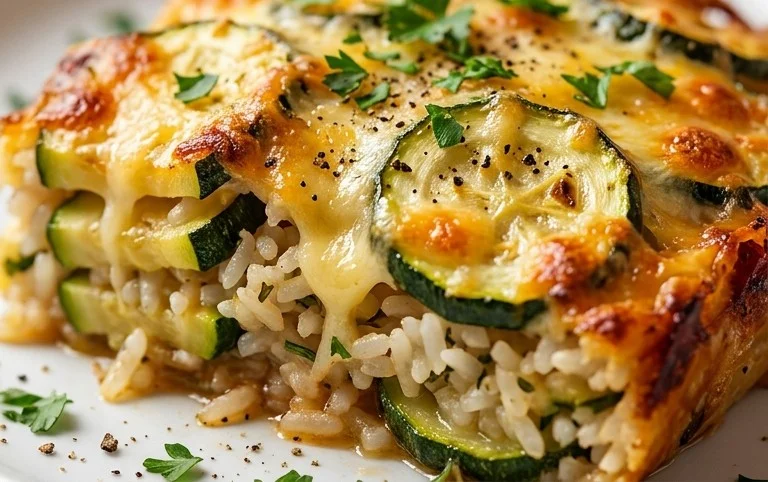 Julia Child's Zucchini and Rice Gratin (Tian de Courgettes au Riz)