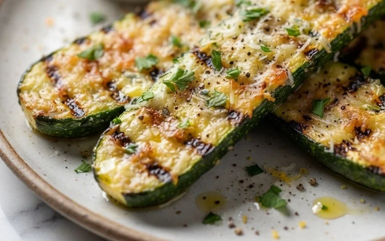 Grilled Zucchini with Parmesan