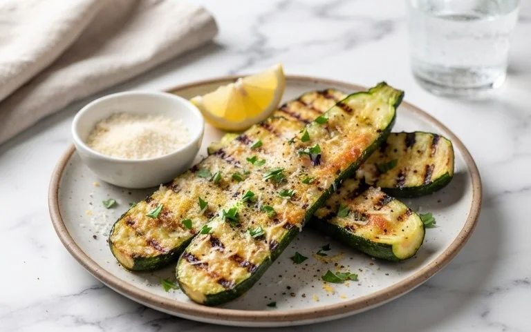 Grilled Zucchini with Parmesan