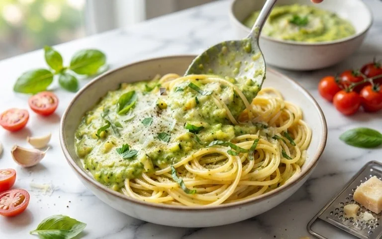 Simple Fresh Zucchini Pasta Sauce