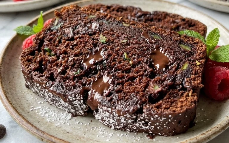 Double Dark Chocolate Zucchini Bread