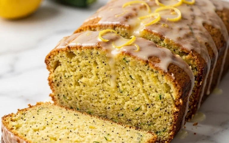 Easy Lemon Poppy Seed Zucchini Bread