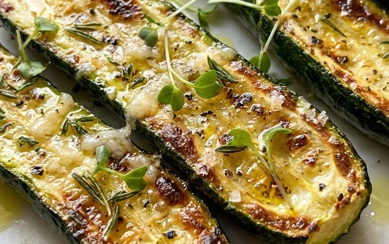Simple Herb-Infused Roasted Zucchini Recipe